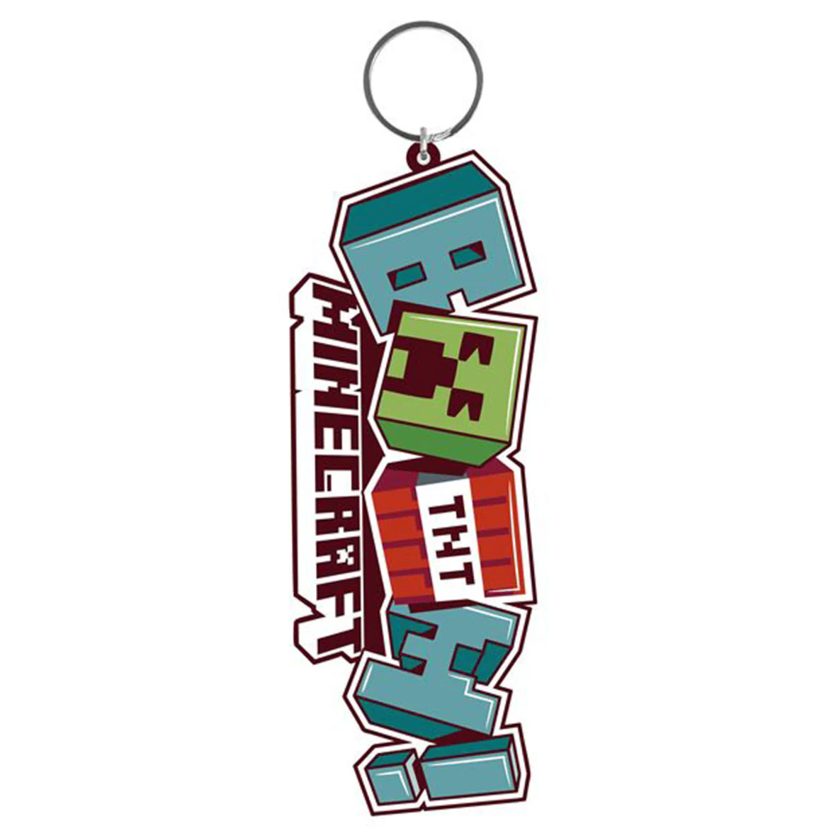 Minecraft - Boom PVC Keyring - Image 2