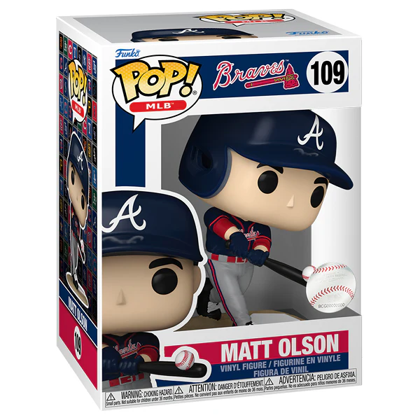 MLB Baseball - Matt Olson Atlanta Braves Pop! Vinyl - Image 2