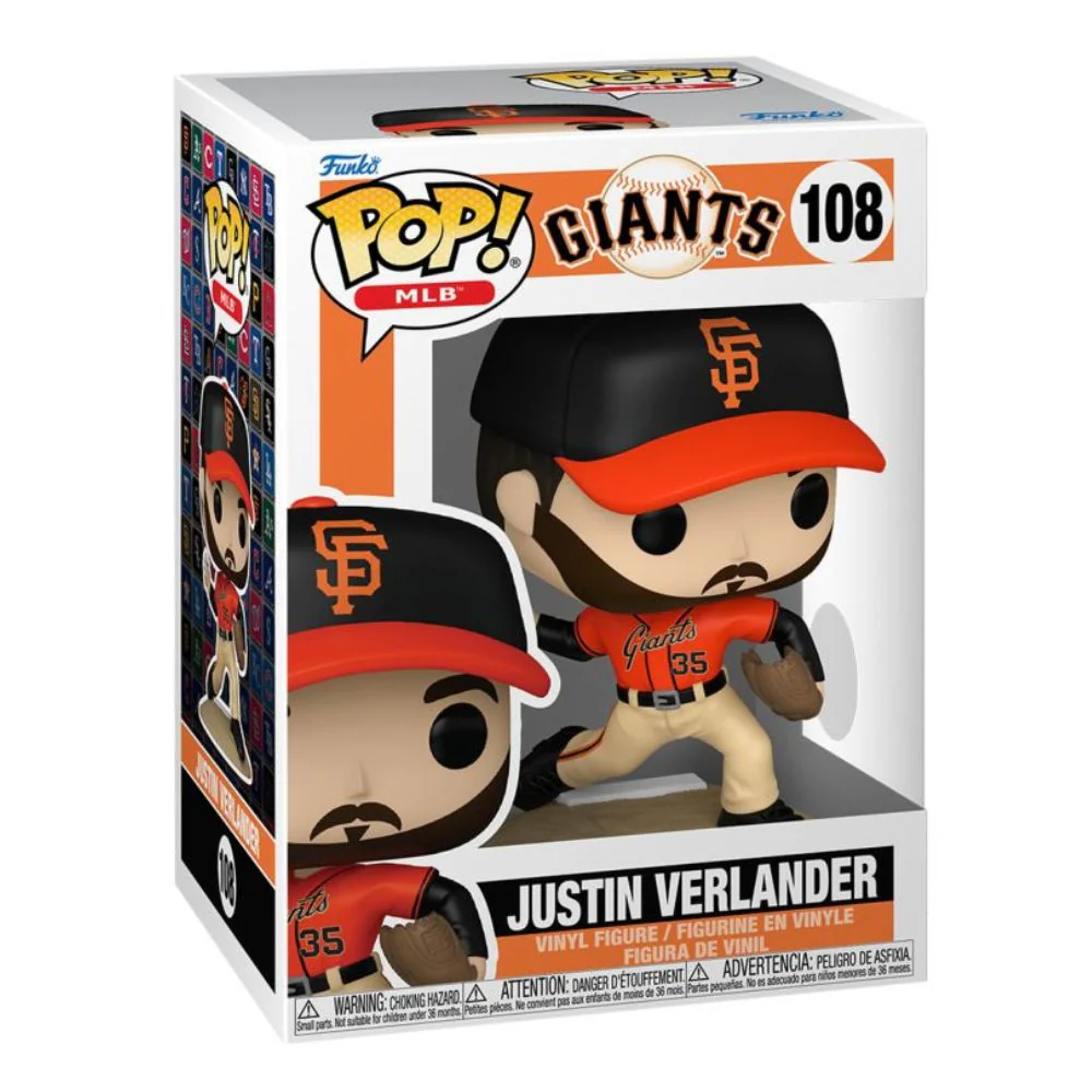 MLB Baseball - Justin Verlander (San Francisco Giants) Pop! Vinyl - Image 2