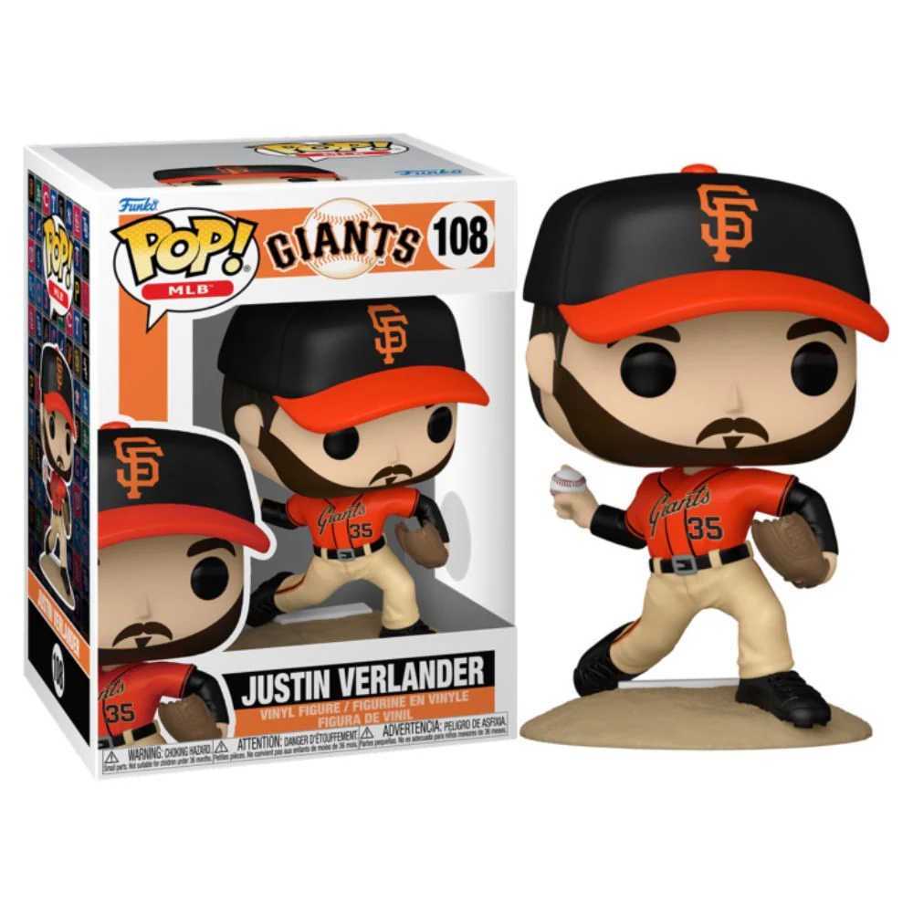 MLB Baseball - Justin Verlander (San Francisco Giants) Pop! Vinyl - Image 3