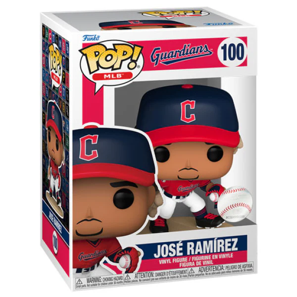 MLB Baseball - Jose Ramirez Cleveland Guardians Pop! Vinyl - Image 2