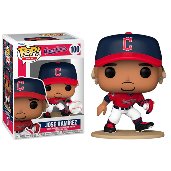 MLB Baseball - Jose Ramirez Cleveland Guardians Pop! Vinyl - Image 3