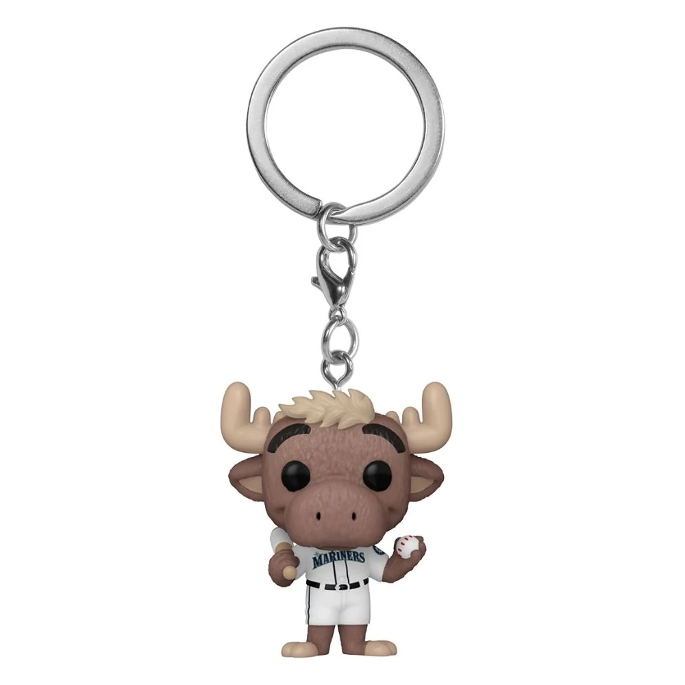 MLB Baseball: Mascots - Seattle Mariner Moose Pocket Pop! Keychain - Image 3