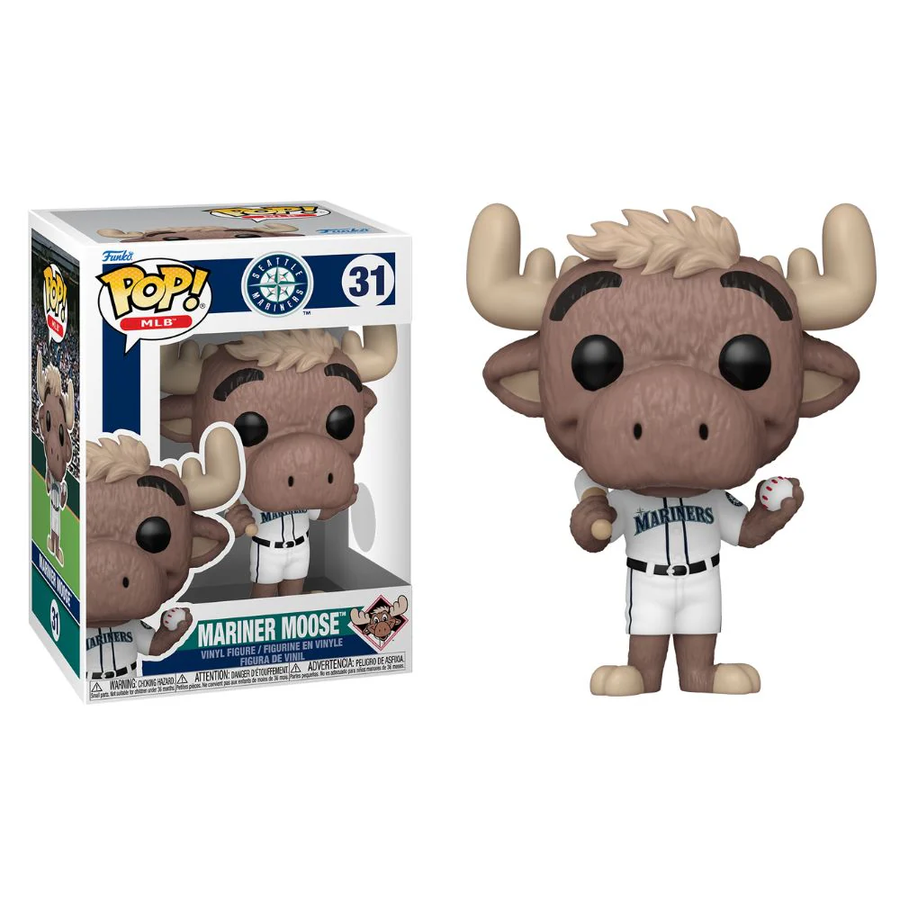 MLB Baseball: Mascots - Seattle Mariner Moose Pop! Vinyl - Image 3