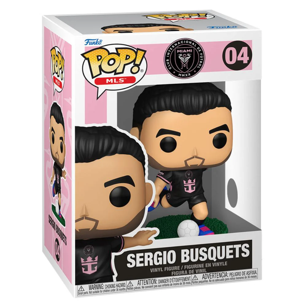MLS: Inter Miama - Sergio Busquets (Away) Pop! Vinyl - Image 2
