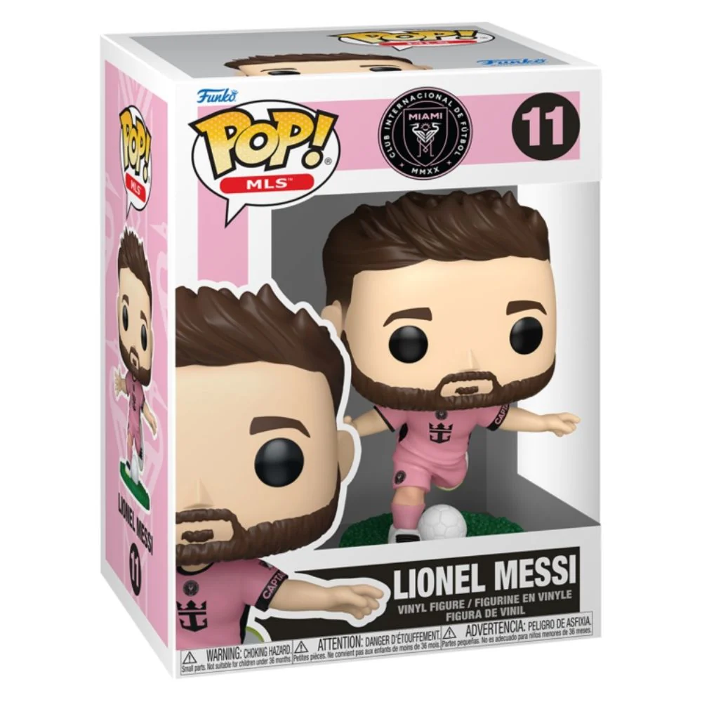 MLS: Inter Miami (Soccer) - Lionel Messi (Pink Uniform) Pop! Vinyl - Image 2