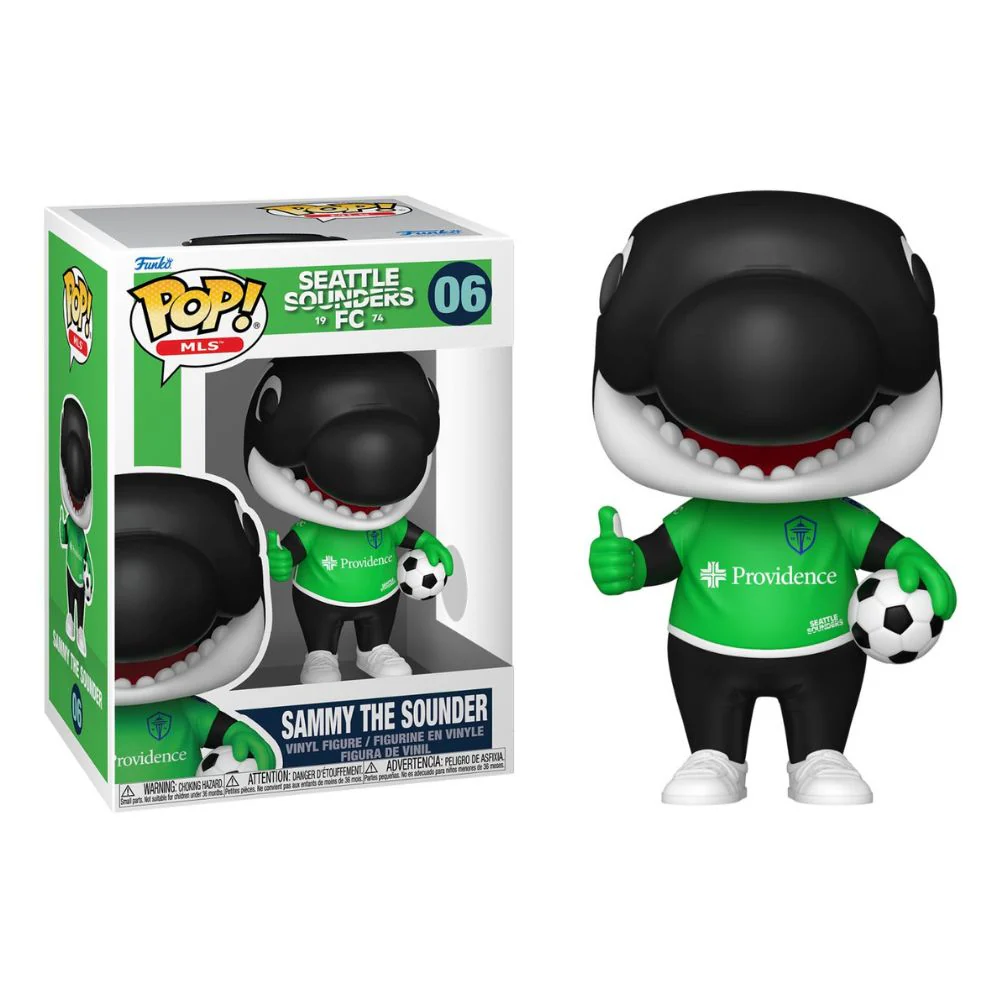 MLS Soccer - Sammy the Sounder Seattle Sounders FC Mascot Pop! Vinyl - Image 3