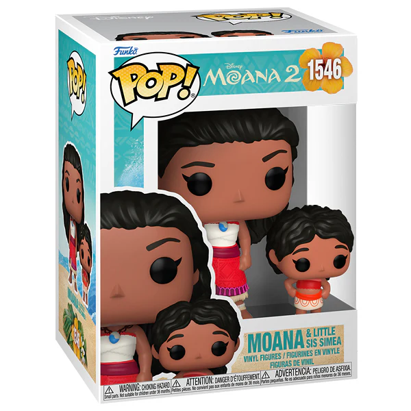 Moana 2 - Moana & Little Sis Simea Pop! Vinyl - Image 2