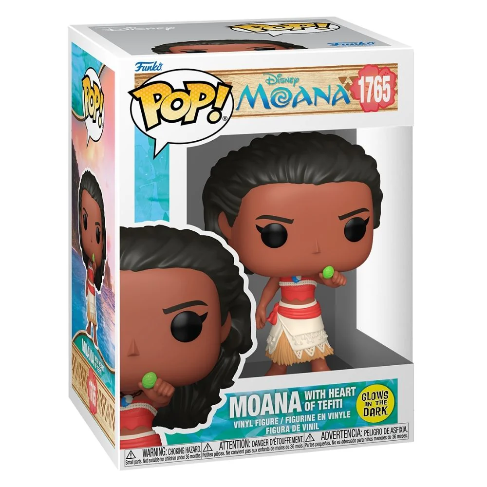 Moana - Moana with Heart of Tefiti Glow in the Dark Pop! Vinyl - Image 3