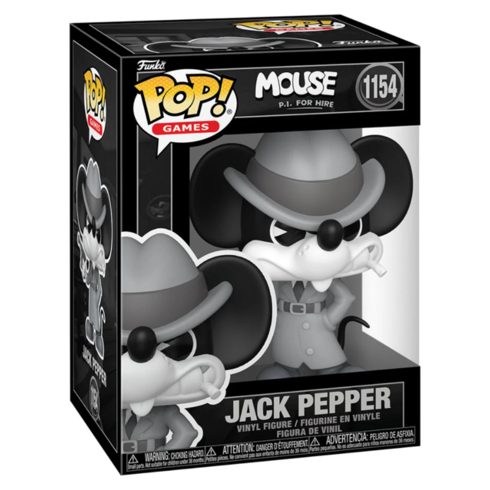 MOUSE: P.I. For Hire - Jack Pepper Pop! Vinyl - Image 2