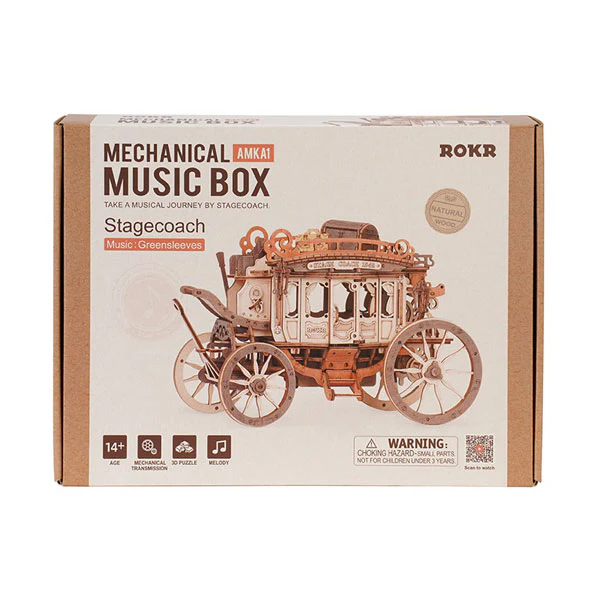 Robotime Music Box Stage Coach - Image 3