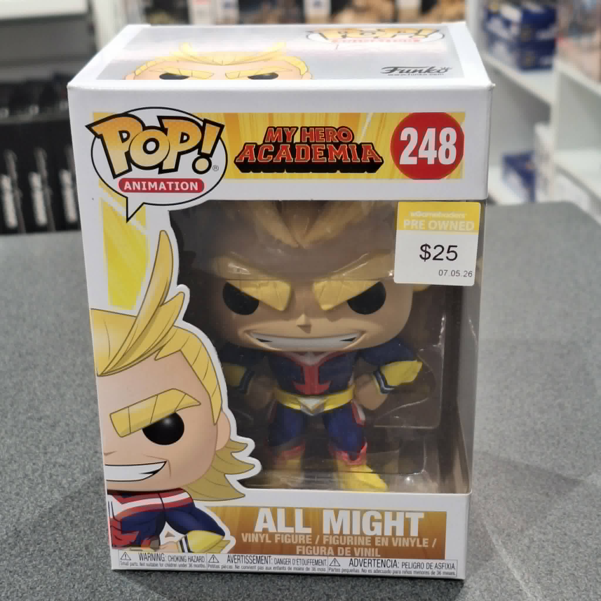 My Hero Academia - All Might Pop! Vinyl