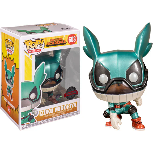 My Hero Academia - Deku with Helmet Metallic US Exclusive Pop! Vinyl - Image 3