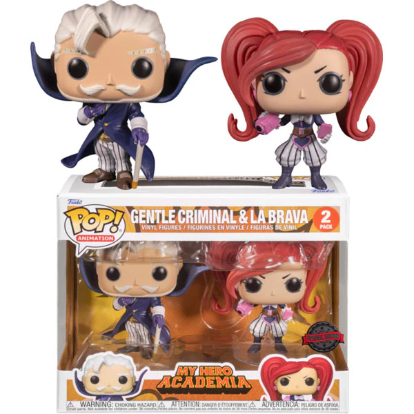 My Hero Academia - Gentle Criminal & La Brava US Exclusive Pop! Vinyl 2-Pack