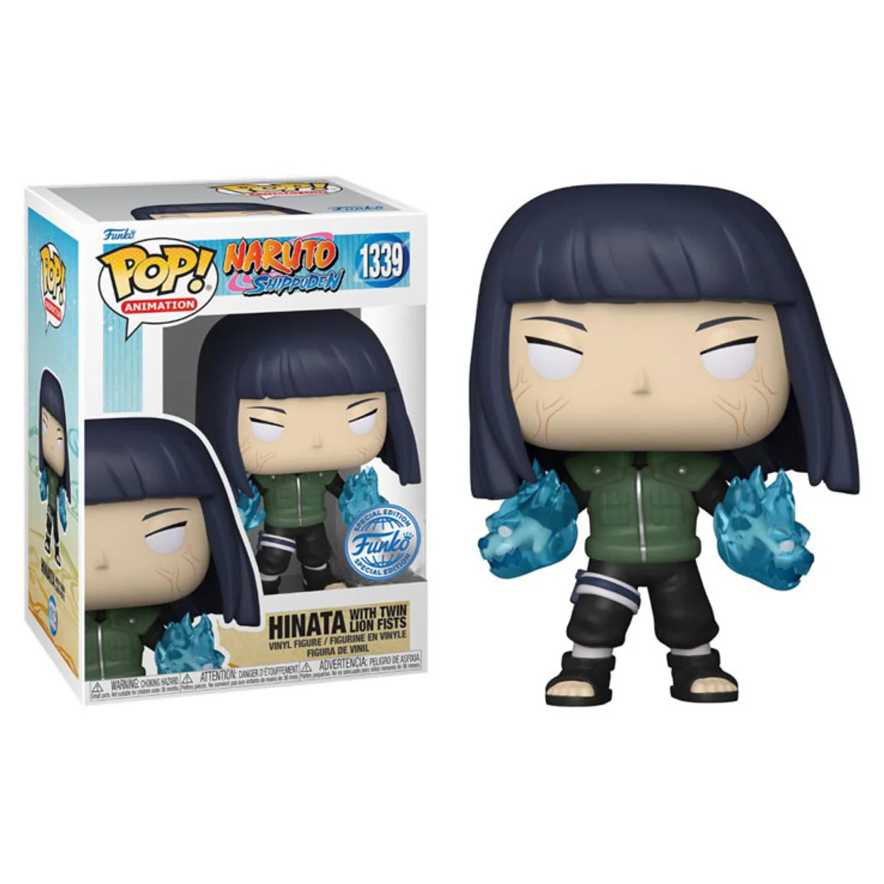 Naruto - Hinata with Twin Lion Fists US Exclusive Pop! Vinyl - Image 3