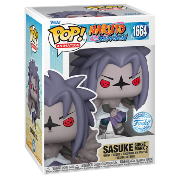 Naruto - Shippuden - Sasuke (Curse Mark 2) US Exclusive Pop! Vinyl - Image 2