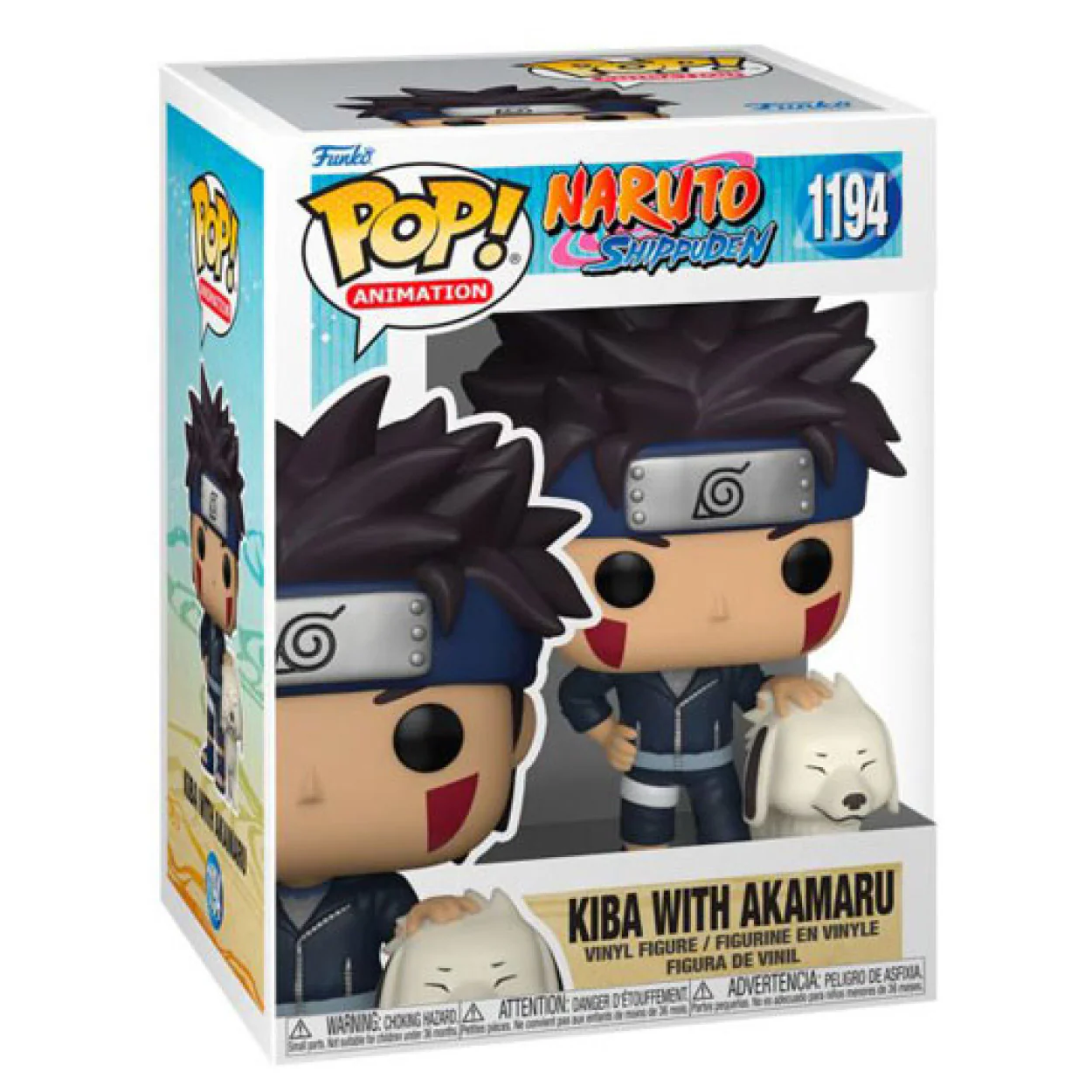 Naruto: Shippuden - Kiba with Akamaru Pop! Vinyl - Image 2
