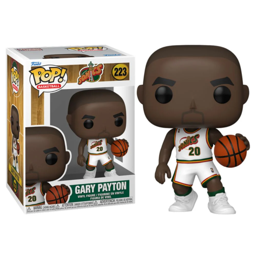 NBA Basketball - Gary Payton (Home Uniform) Seattle Sonics Pop! Vinyl - Image 3