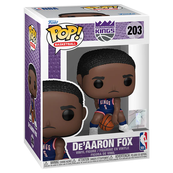 NBA Basketball: Kings - De Aaron Fox (City Edition 2024) Pop! Vinyl - Image 2