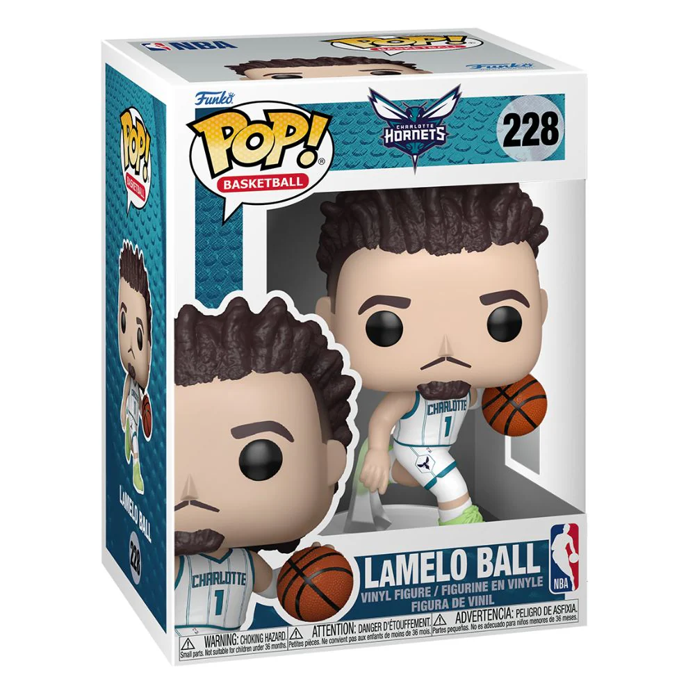 NBA Basketball - Lamelo Ball (Association Edition Jersey) Charlotte Hornets Pop! Vinyl - Image 2