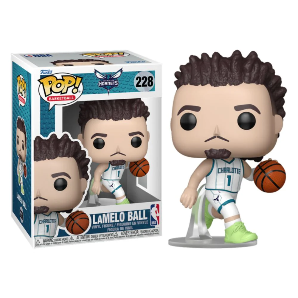 NBA Basketball - Lamelo Ball (Association Edition Jersey) Charlotte Hornets Pop! Vinyl - Image 3