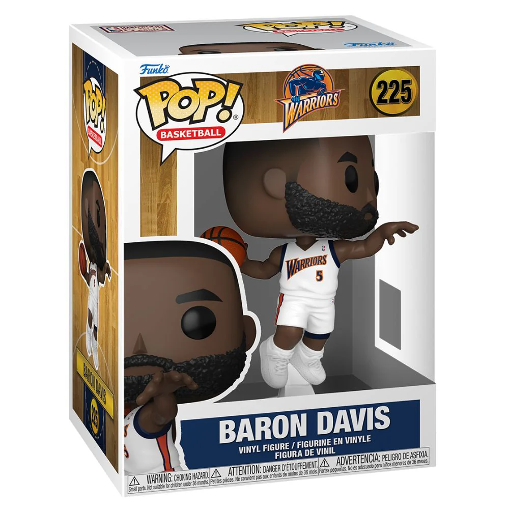 NBA Basketball: Legends - Baron Davis Golden State Warriors Pop! Vinyl - Image 2