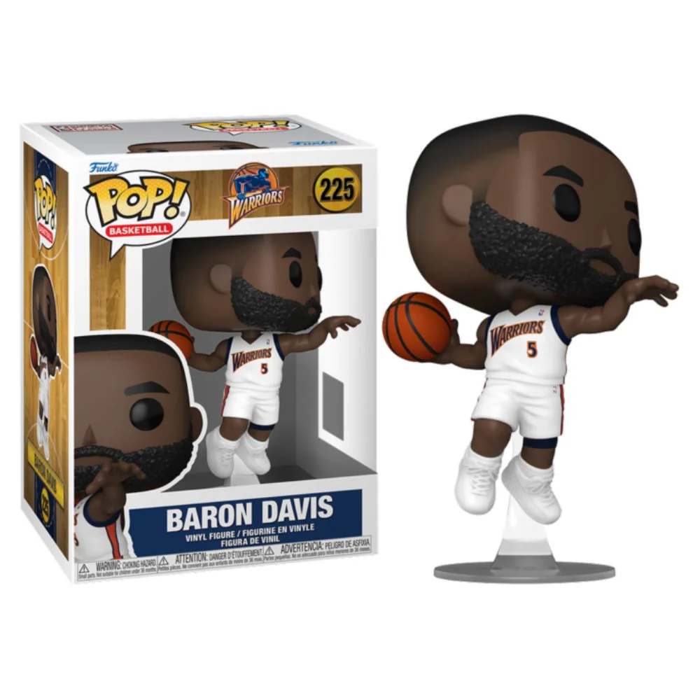 NBA Basketball: Legends - Baron Davis Golden State Warriors Pop! Vinyl - Image 3
