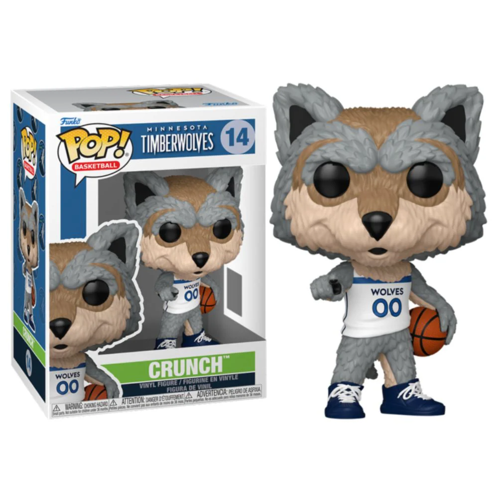 NBA Basketball: Mascots - Crunch Minnesota Timberwolves Pop! Vinyl - Image 3