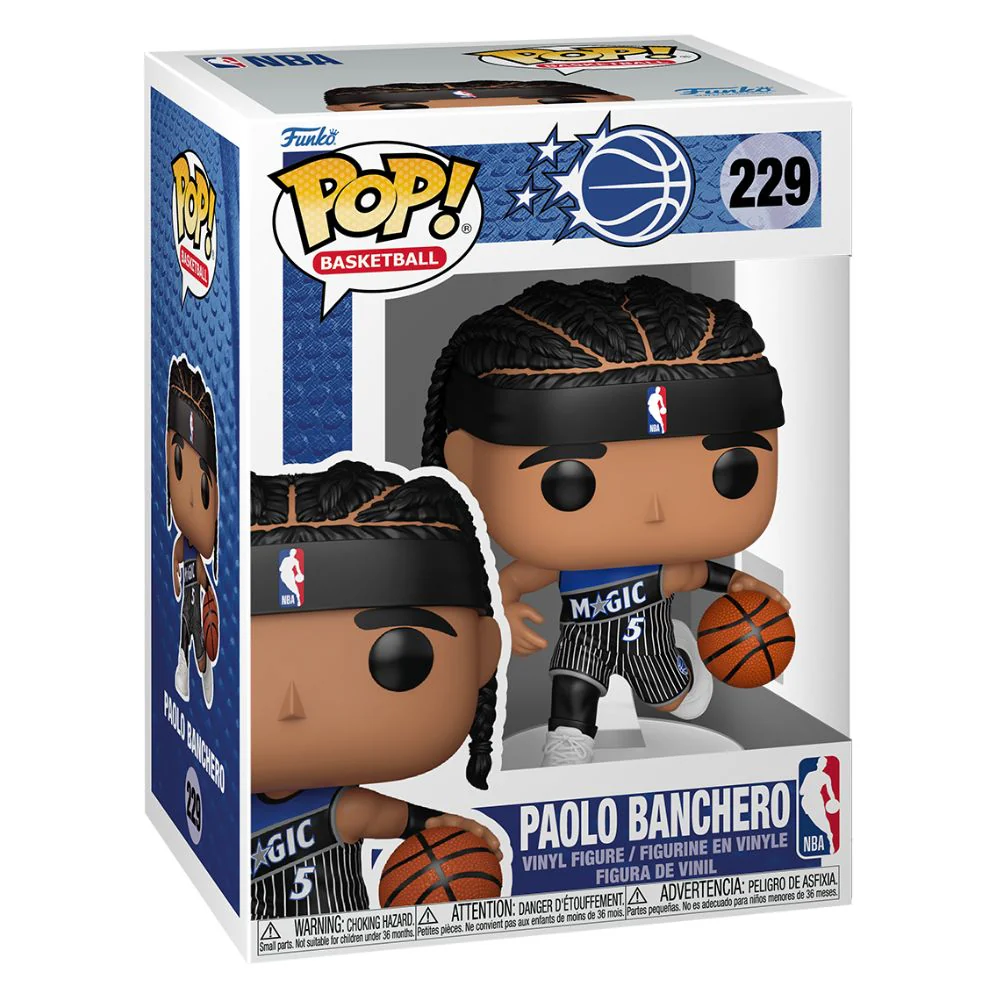NBA Basketball - Paolo Banchero (Icon Edition Jersey) Orlando Magic Pop! Vinyl - Image 2