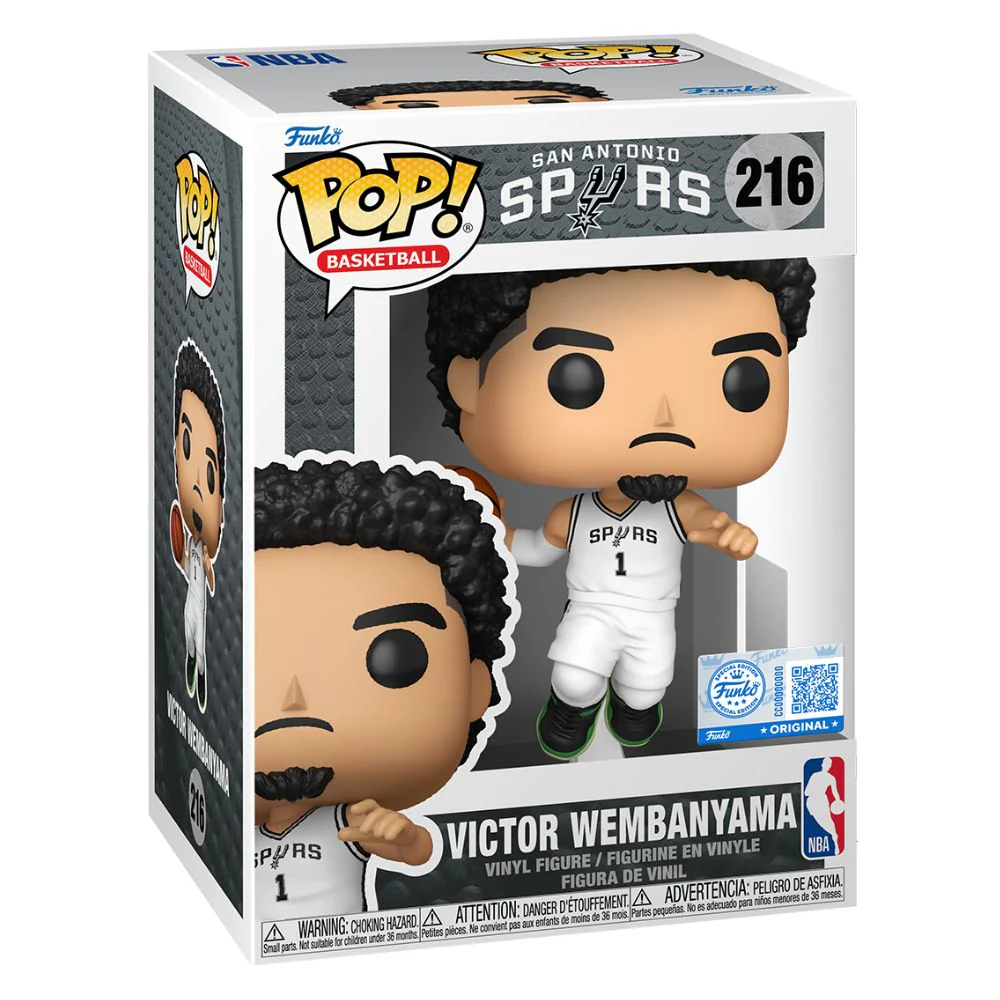 NBA Basketball - Victor Wembanyama (San Antonio Spurs) US Exclusive Pop! Vinyl - Image 2