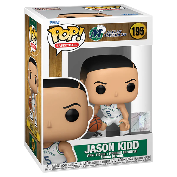 NBA Basketball: Rookie Season - Jason Kidd Dallas Mavericks Pop! Vinyl - Image 2