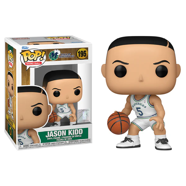 NBA Basketball: Rookie Season - Jason Kidd Dallas Mavericks Pop! Vinyl - Image 3
