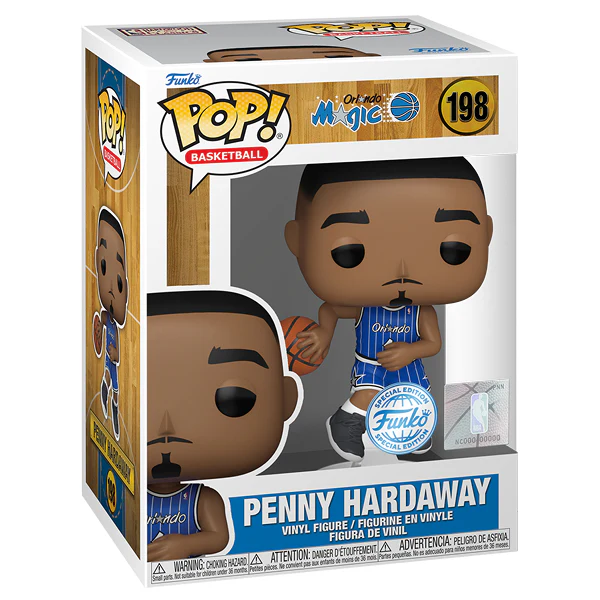 NBA Basketball: Magic - Penny Hardaway (Pinstripes) US Exclusive Pop! Vinyl - Image 2