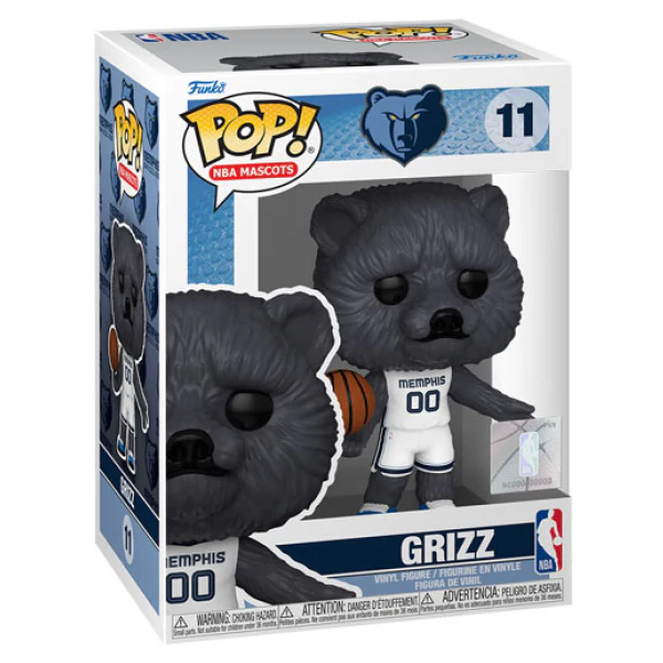 NBA: Mascots - Grizz Memphis Grizzlies Pop! Vinyl - Image 2