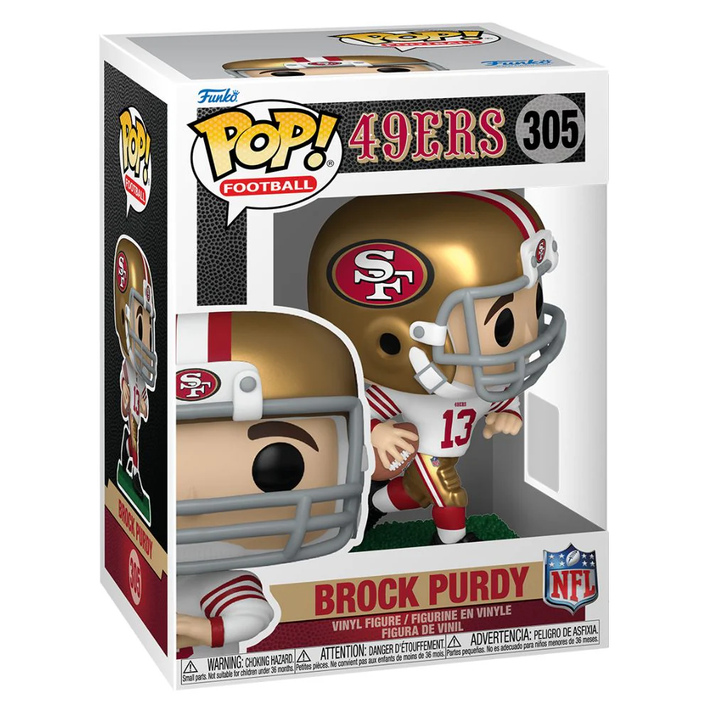 NFL Football - Brock Purdy San Francisco 49ers Pop! Vinyl - Image 2