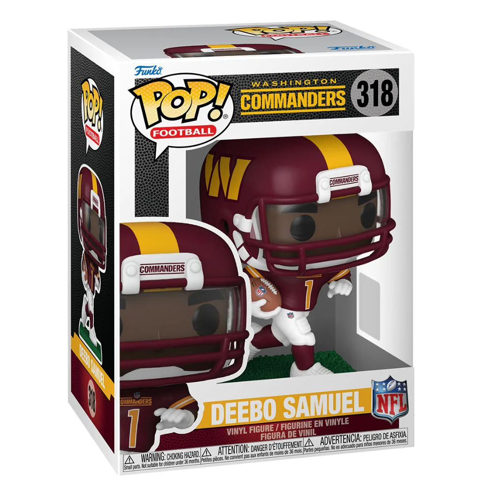 NFL Football - Deebo Samuel Washington Commanders Pop! Vinyl - Image 2