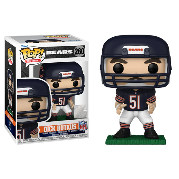 NFL Football - Dick Butkus Chicago Bears Pop! Vinyl - Image 3