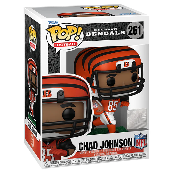 NFL Football - Chad Johnson Cincinnati Bengals Pop! Vinyl - Image 2
