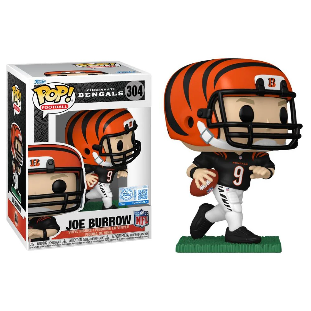 NFL: Bengals - Joe Burrow (Black Jersey) US Exclusive Pop! Vinyl - Image 3