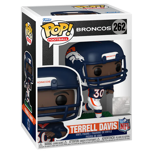 NFL Football - Terrell Davis Denver Broncos Pop! Vinyl - Image 2