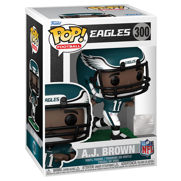NFL Football - A J Brown - Philadelphia Eagles Pop! Vinyl - Image 2