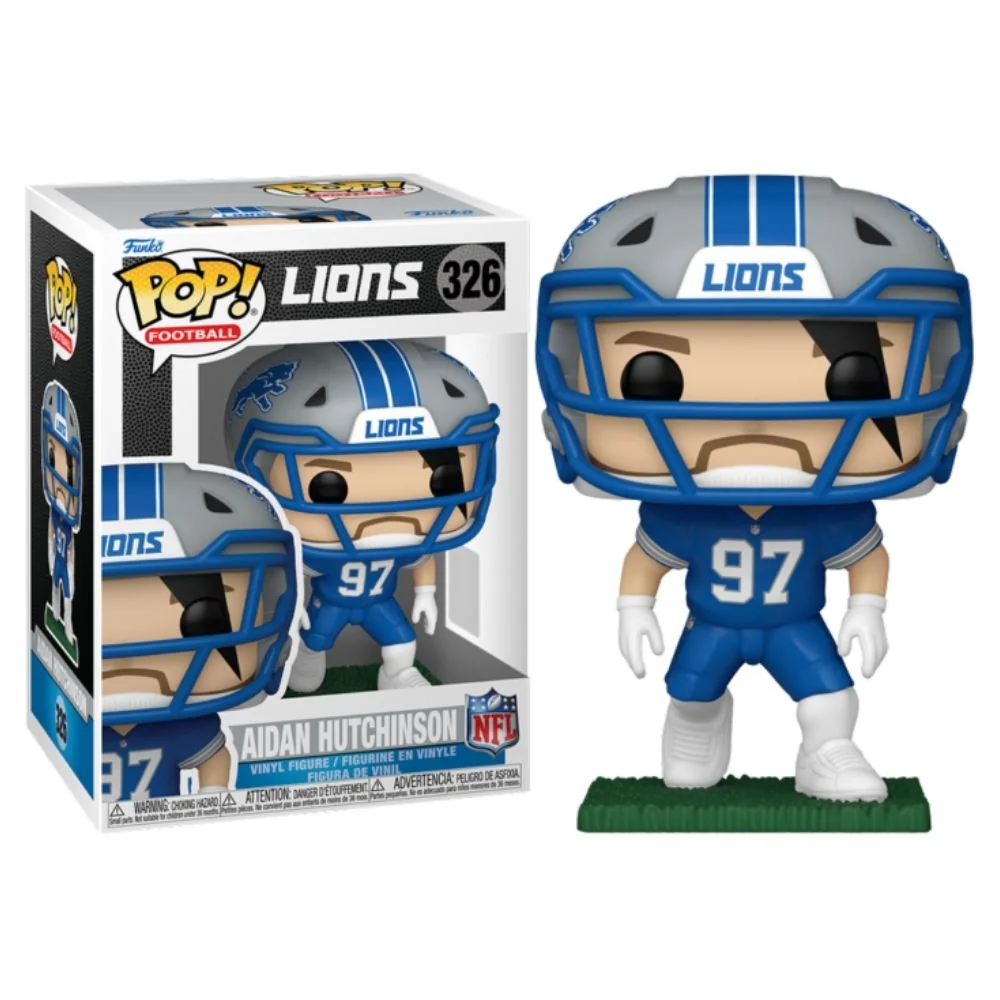 NFL Football - Aidan Hutchinsons Detroit Lions Pop! Vinyl - Image 3