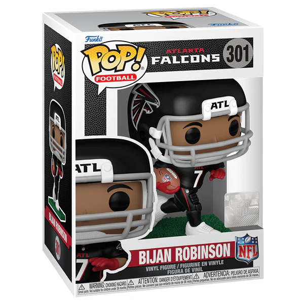 NFL Football - Bijan Robinson - Atlanta Falcons Pop! Vinyl - Image 2