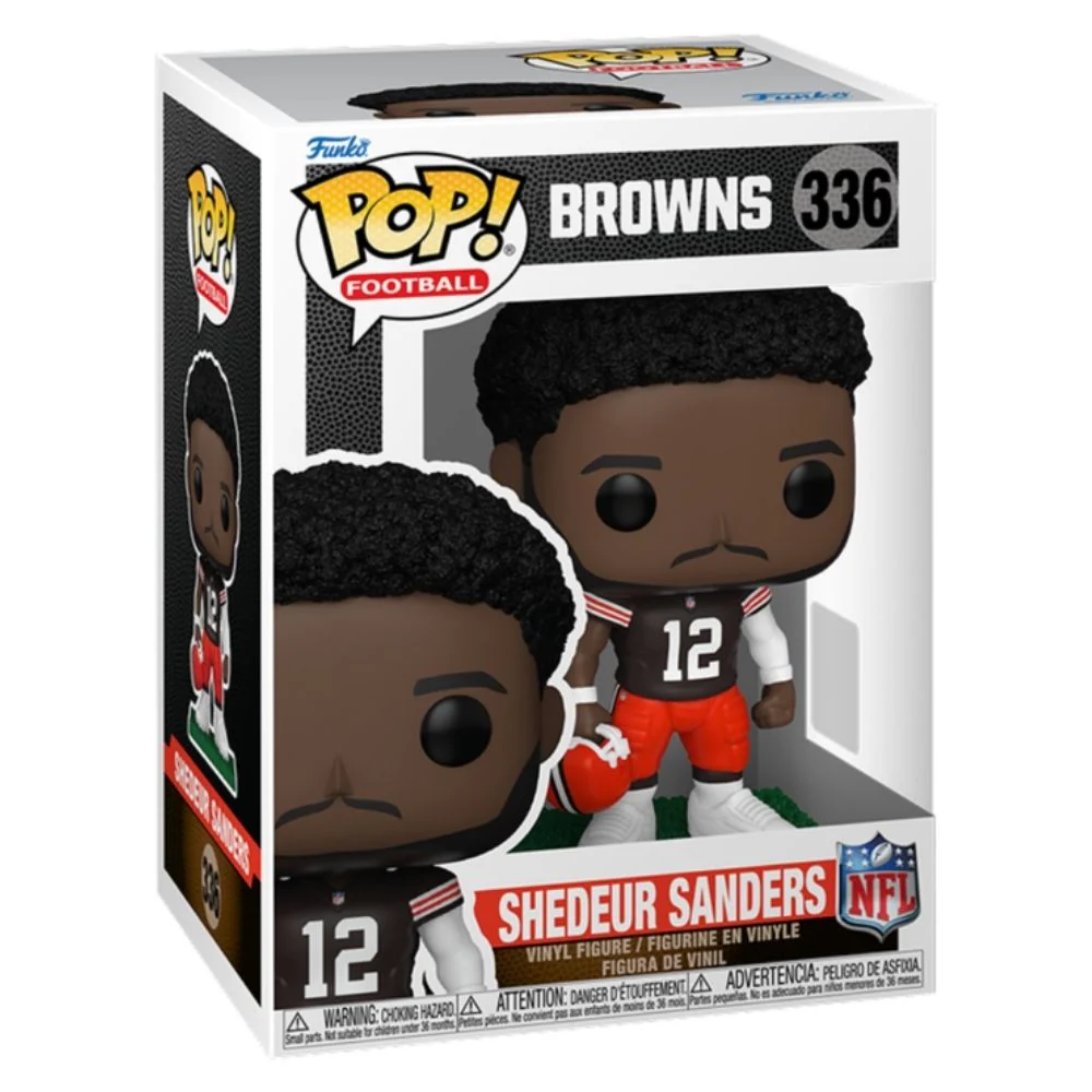 NFL Football: Drafts - Shedeur Sanders Cleveland Browns Pop! Vinyl - Image 2