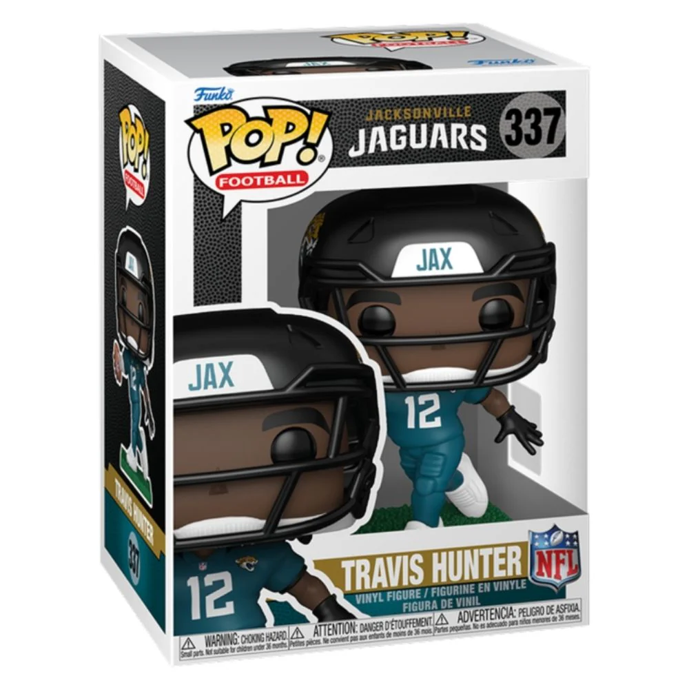 NFL Football: Drafts - Travis Hunter Jacksonville Jaguars Pop! Vinyl - Image 2