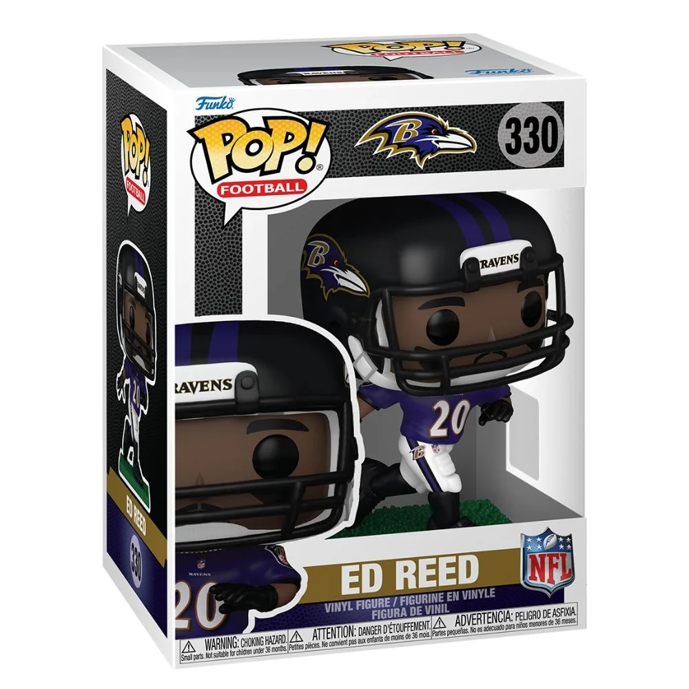 NFL Football - Ed Reed Baltimore Ravens Pop! Vinyl - Image 2