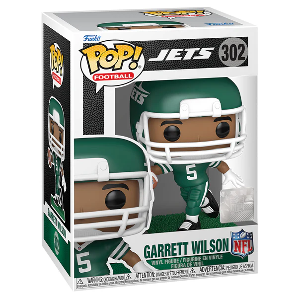 NFL Football - Garrett Wilson - New York Jets Pop! Vinyl - Image 2