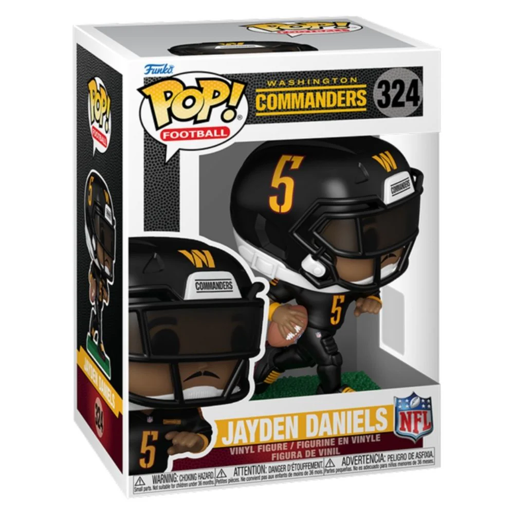 NFL Football - Jayden Daniels Washington Commanders Pop! Vinyl - Image 2