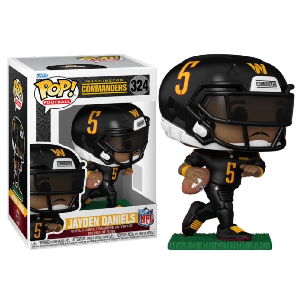 NFL Football - Jayden Daniels Washington Commanders Pop! Vinyl - Image 3