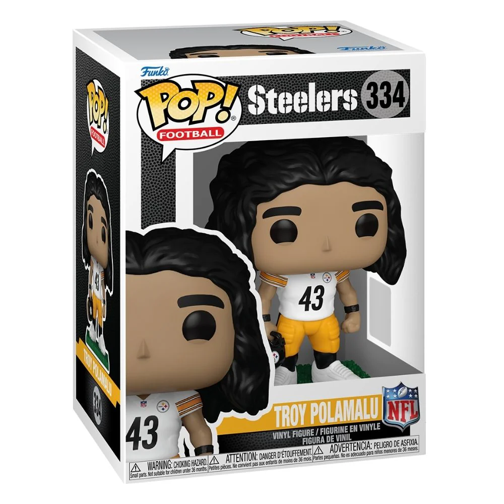 NFL Football - Troy Polamalu Pittsburgh Steelers Pop! Vinyl - Image 2